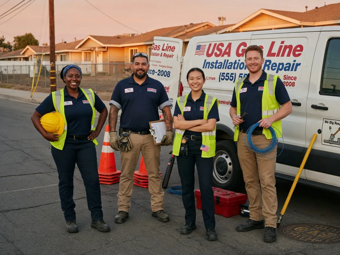 Gas Line Installation company in Fresno, OH